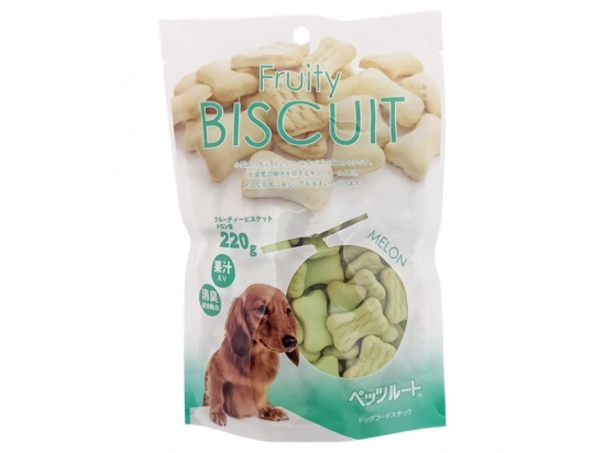 Фото - ласощі DoggyMan (ДоггіМен) Biscuit Melon фруктове печиво, ласощі для собак ДИНЯ