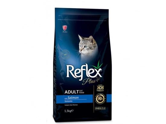 Фото - сухий корм Reflex Plus (Рефлекс Плюс) Adult Salmon корм для кішок, з лососем