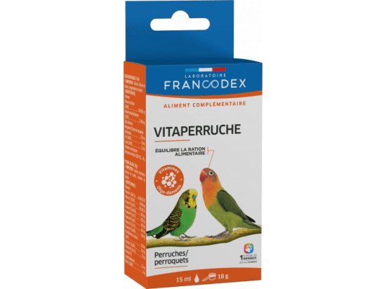 Фото - вітаміни та мінерали Francodex Vitaperruche вітаміни та мінерали для хвилястих папуг