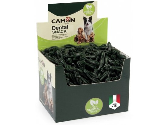 Фото - ласощі Camon (Камон) Dental Snack ласощі для собак у формі щітки з овочами ЗЕЛЕНИЙ
