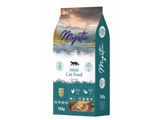 Фото - сухий корм Mystic (Містік) Adult Cat Food with Chicken сухий корм для котів КУРКА