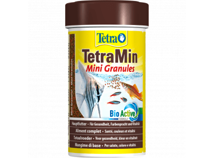 Фото - корм для рыб TetraMin GRANULES MINI корм для маленьких видов рыб, гранулы 100 мл