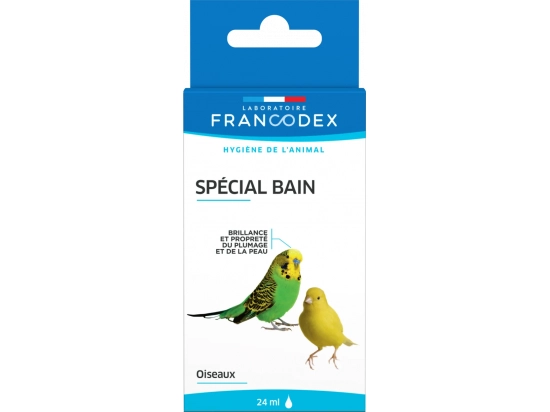 Фото - засоби догляду Francodex Special Bain краплі у ванну для купання птахів