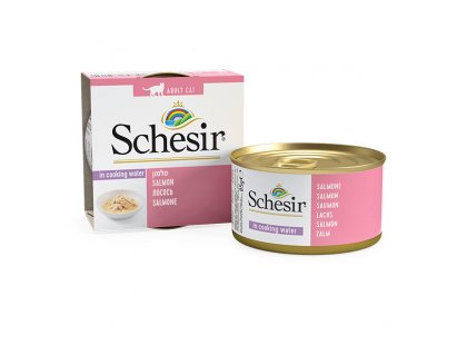 Фото - вологий корм (консерви) Schesir (Шезир) консерви для кішок з Лососем
