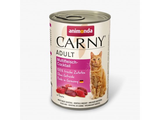Фото - влажный корм (консервы) Animonda (Анимонда) Carny Adult Multi-Fleischcocktail - консервы для кошек МУЛЬТИМЯСНОЙ КОКТЕЙЛЬ, кусочки в соусе