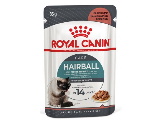 Фото - вологий корм (консерви) Royal Canin HAIRBALL CARE in GRAVY вологий корм для котів
