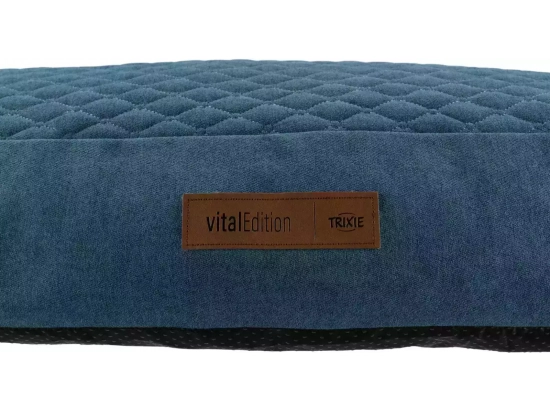 Фото - спальні місця, лежаки Trixie Vital Cushion Tonio Ортопедичний лежак-подушка для котів, петроль