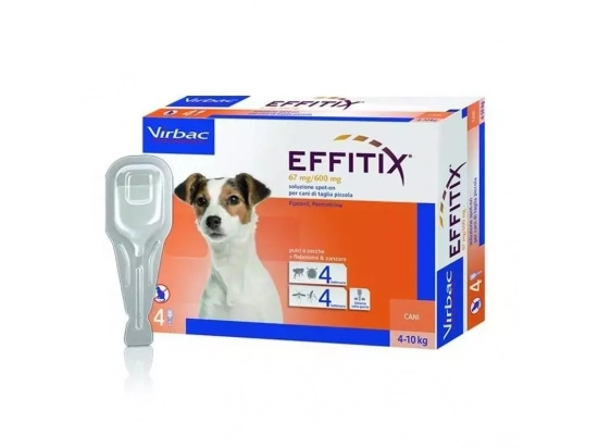 Фото - от блох и клещей Virbac Effitix (Эффитикс) капли от блох и клещей для собак