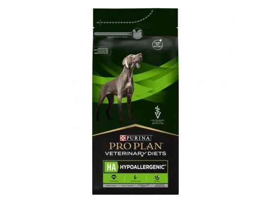 Фото - ветеринарные корма Purina Pro Plan (Пурина Про План) Veterinary Diets HA Hypoallergenic сухой лечебный корм для собак при аллергии