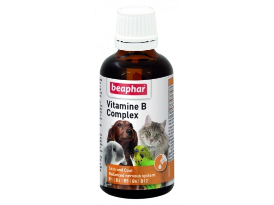 Фото - вітаміни та мінерали Beaphar B Complex вітамінний комплекс для котів, собак, гризунів та птахів