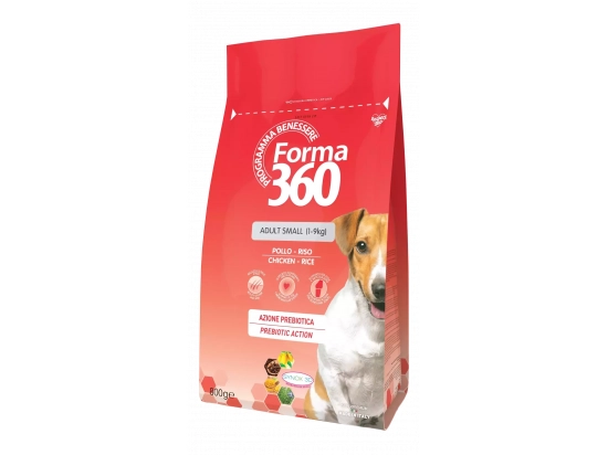 Фото - сухой корм Forma 360 (Форма 360) Adult Small Dog Chicken & Rice сухой корм для взрослых собак мелких пород КУРИЦА и РИС