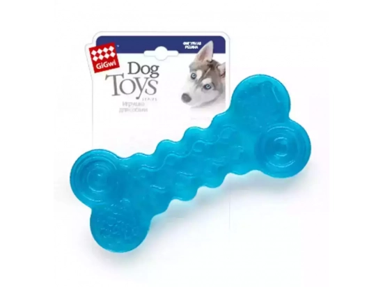 Фото - іграшки GiGwi (Гігві) Catch & Fetch ГУМОВА КІСТОЧКА іграшка для собак, 13 см