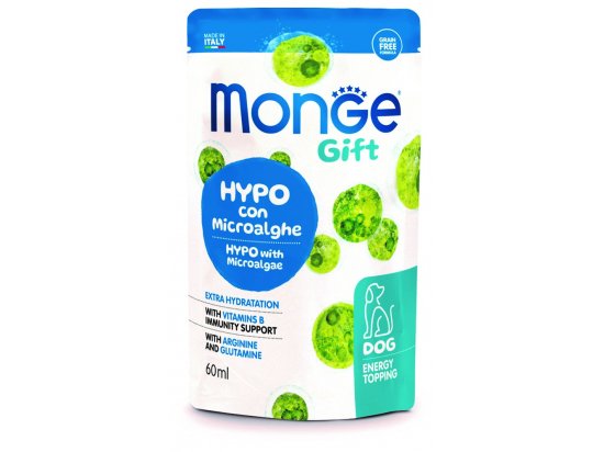 Фото - ласощі Monge Dog Gift Energy Topping Hypo Adult Microalgae ласощі для собак, топінг МІКРОВОДОРОСТІ