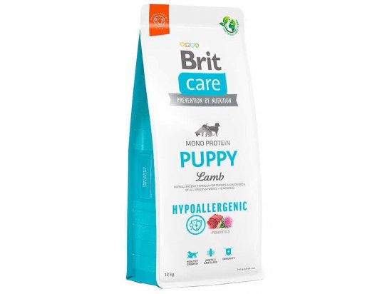 Фото - сухий корм Brit Care Dog Hypoallergenic Puppy Lamb гіпоалергенний сухий корм для цуценят ЯГНЯ