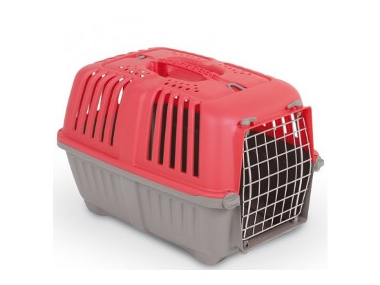 Pratiko (Пратико) Pet Carrier переноска для животных, ДВЕРЬ МЕТАЛЛ, красный