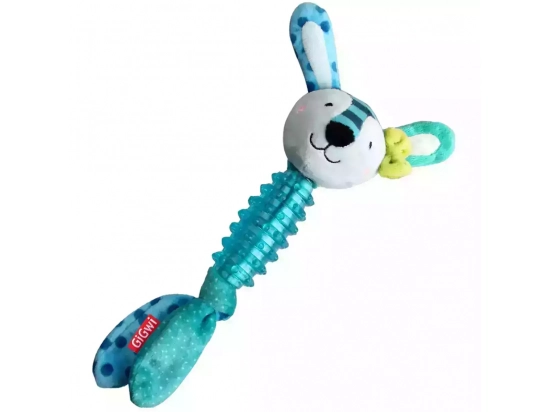 Фото - іграшки GiGwi (Гігві) Suppa Puppa ЗАЄЦЬ іграшка для собак з пищалкою, 15 см