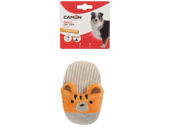 Фото - іграшки Camon (Камон) Іграшка-пищалка для собак тканинна ТАПОЧКИ, 3 персонажі