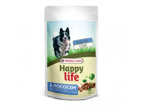 Фото - сухой корм Happy Life ADULT SALMON корм для собак всех пород ЛОСОСЬ