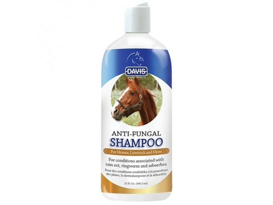 Фото - лікувальна косметика Davis ANTI-FUNGAL SHAMPOO протигрибковий шампунь з 2% хлоргексидином для собак, коней