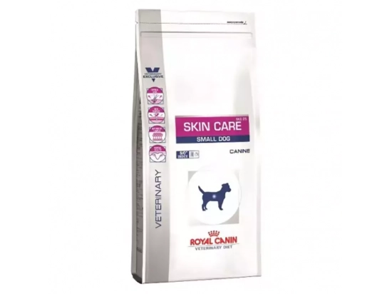 Фото - ветеринарні корми Royal Canin SKIN CARE ADULT SMALL DOG лікувальний корм для собак дрібних порід при шкірних захворюваннях