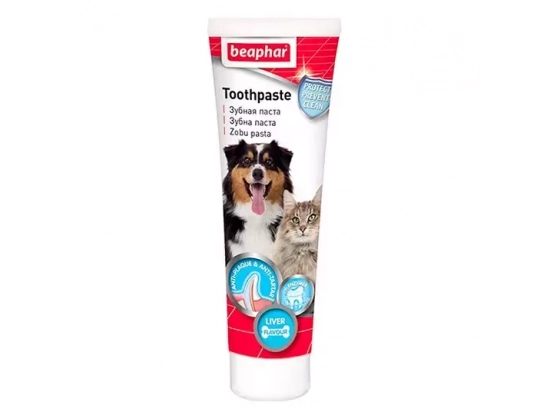 Фото - для зубів та пащі Beaphar Toothpaste Liver зубна паста зі смаком печінки для собак та кішок