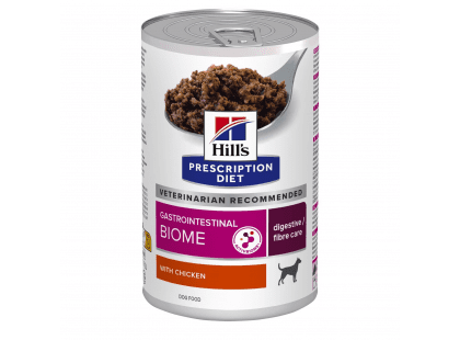Фото - ветеринарні корми Hill's Prescription Diet Gastrointestinal Biome Chicken вологий корм для собак при захворюваннях ШКТ, КУРКА