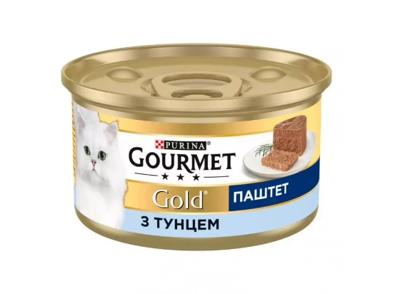 Фото - влажный корм (консервы) Gourmet Gold (Гурме Голд) - мусс с тунцом (паштет)