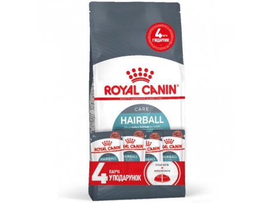 Фото - сухий корм Royal Canin HAIRBALL CARE (ХЕЙРБОЛ КЕАР) сухий корм для дорослих кішок