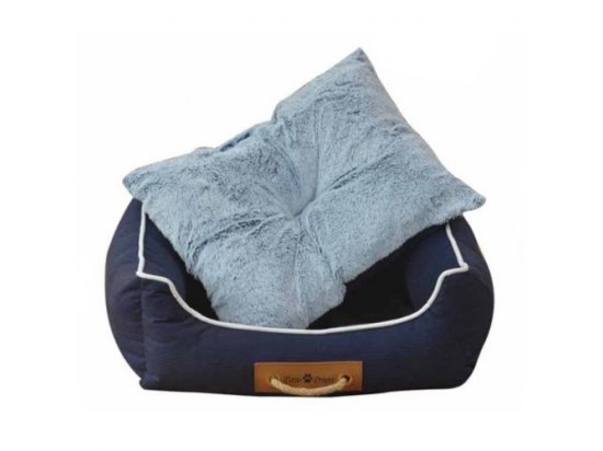 Фото - лежаки, матраси, килимки та будиночки AnimAll Nena лежак для собак з ручкою-мотузкою, темно-синій