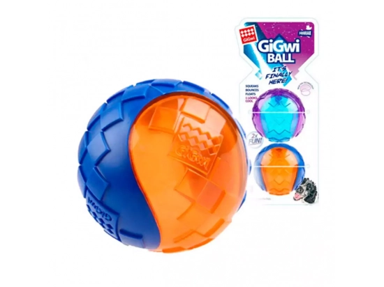Фото - іграшки GiGwi (Гігві) Ball ДВА М'ЯЧА іграшка для собак з пищалкою, 6 см