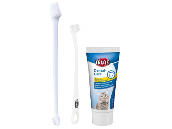 Фото - для зубів та пащі Trixie Dental-Care гігієнічний набір для догляду за порожниною рота котів