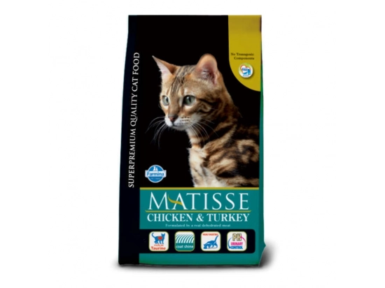 Фото - сухий корм Farmina (Фарміна) Matisse Chicken & Turkey сухий корм для кішок КУРКА ТА ІНДИЧКА