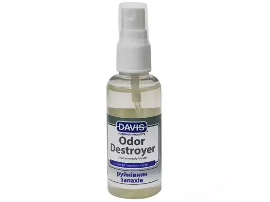 Фото - видалення запахів та плям Davis ODOR DESTROYER спрей для видалення запаху від собак та котів