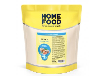 Фото - сухий корм Home Food (Хоум Фуд) Puppy Mini Trout with Rice гіпоалергенний корм для цуценят дрібних порід ФОРЕЛЬ і РИС
