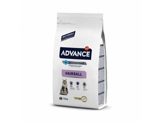 Advance (Эдванс) Cat Hairball - корм для кошек для выведения шерсти из желудка (с индейкой и рисом)