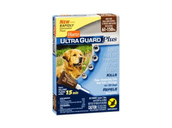 Фото - от блох и клещей Hartz Ultra Guard PLUS (4 в 1) капли от блох, яиц блох, клещей и комаров для собак