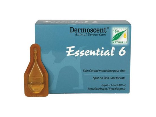 Фото - лікувальні засоби Dermoscent (Дермосент) Essential 6 spot-on - Засіб для догляду за шкірою та шестью кішок