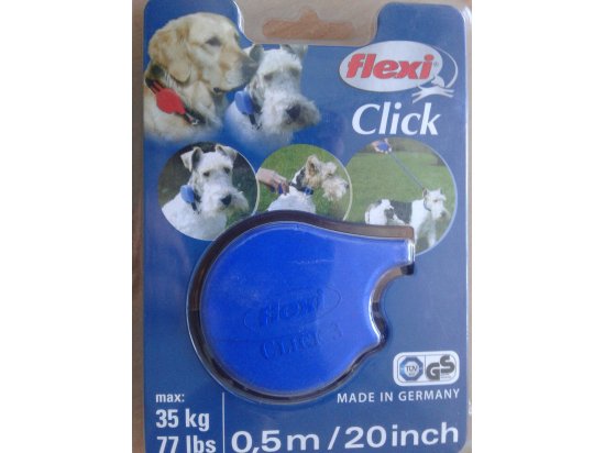 Flexi (Флекси) CLICK 3 (КЛИК ЛЕНТА) поводок-рулетка для собак средних и крупных пород, длина 50 см - 4 фото