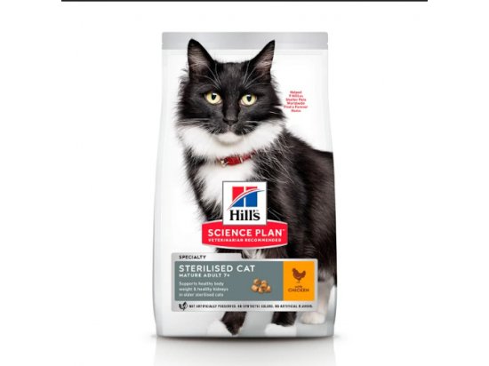 Hill's Science Plan Mature Adult 7+ Sterilised Cat корм для кошек с курицей
