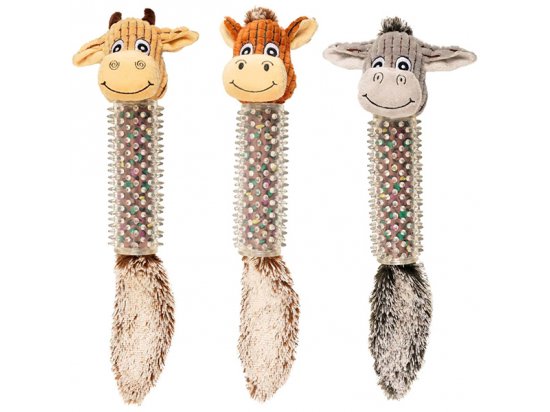 Фото - игрушки Flamingo Cow/Horse/Donkey (Корова/Лошадь/Ослик) мягкая игрушка для собак