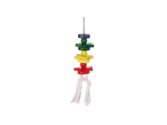 Фото - іграшки Trixie Дерев'яна іграшка підвісна для папуги (5195)