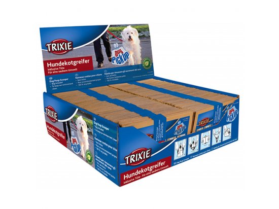 Фото - пакети для фекалій та аксесуари Trixie (Тріксі) DOG PICK UP (Прибирання за собакою) паперові пакети для збирання фекалій собак