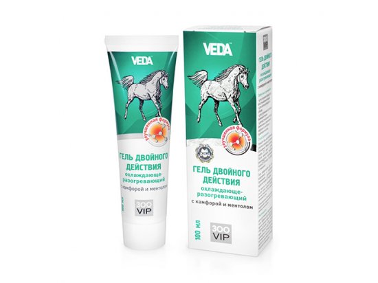 Veda ZooVip Гель двойного действия для лошадей охлаждающе-разогревающий