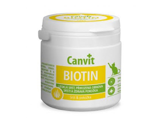 Фото - витамины и минералы Canvit Biotin (Биотин) таблетки биотина для кошек