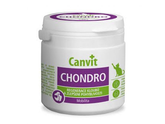 Фото - хондропротекторы Canvit Chondro (Хондро) таблетки с глюкозамином, хондроитином для кошек