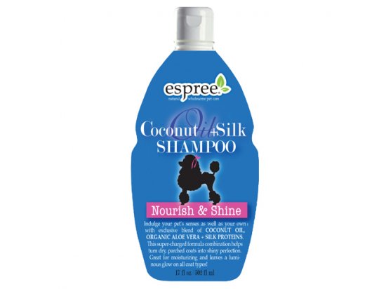 Фото - повседневная косметика ESPREE (Эспри) Coconut Oil + Silk Shampoo Шампунь с кокосовым маслом и протеинами шелка питание и блеск