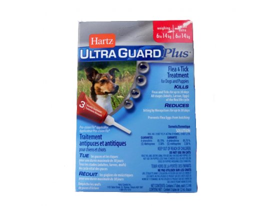 Фото - от блох и клещей Hartz Ultra Guard PLUS (4 в 1) капли от блох, яиц блох, клещей и комаров для собак