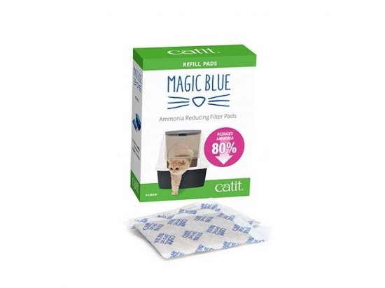 Фото - аксесуари, совки, пакети для лотка Hagen Catit Magic Blue Змінні пакети для універсального картриджа з усуненням запаху для всіх видів закритих туалетів
