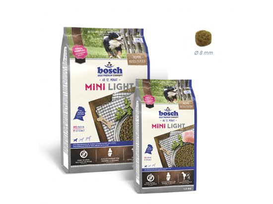 Bosch HPC Mini Light корм для собак мелких пород с избыточным весом