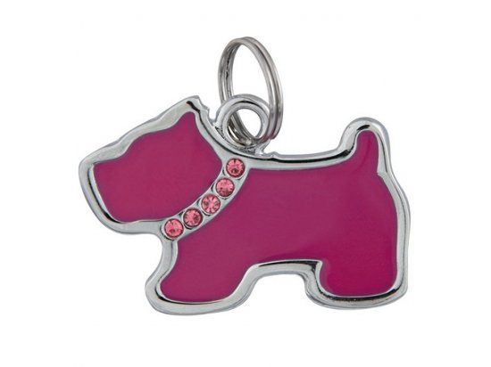 Trixie (Трикси) СОБАКА СО СТРАЗАМИ медальон-адресник для собак (22761)